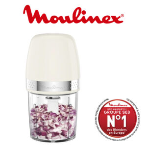 Moulinex Mini hachoir Soleil 3 en 1 Blanc 350 W