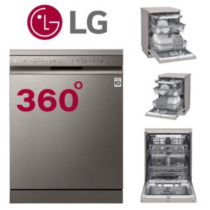 Lave-vaisselle QuadWash™ DFB425FP: Vaisselle Impeccable à 360°  DFB425FP