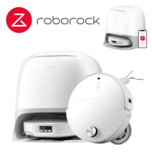 Roborock Qrevo CurvX Aspirateur Robot Laveur 22 000 Pa, Brosse et Serpillière FlexiArm