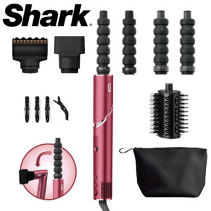 Shark FlexStyle Styler & Sèche-Cheveux 5-en-1- Cerise Noire HD456CREU